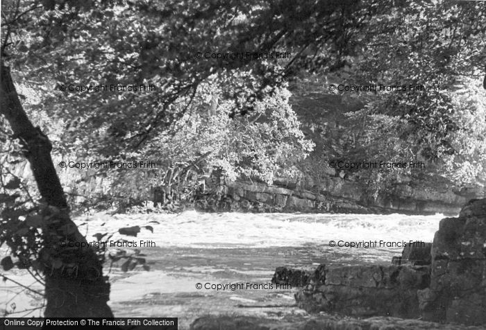 Photo of Redmire, The River Ure c.1955