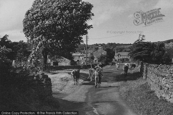 Photo of Redmire, The Village c.1955