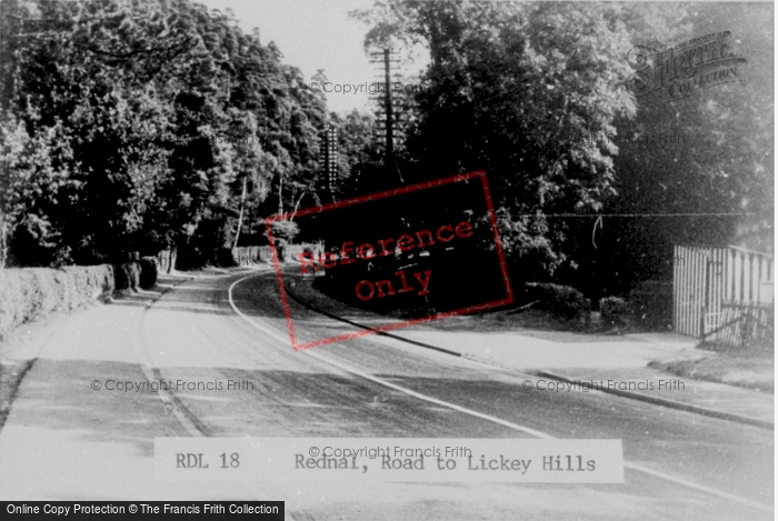 Photo of Rednal, Road To Lickey Hills c.1955