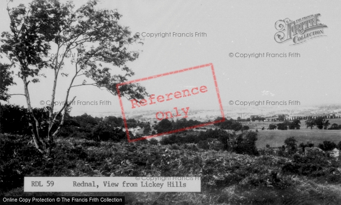 Photo of Rednal, View From Lickey Hills c.1965