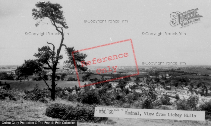 Photo of Rednal, View From Lickey Hills c.1965