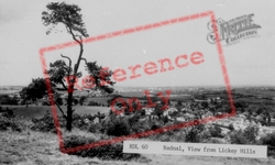 View From Lickey Hills c.1965, Rednal