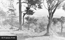 View From The Hill c.1950, Rednal