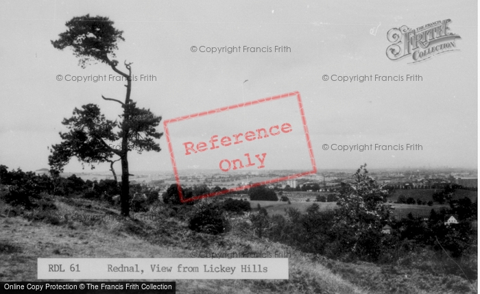 Photo of Rednal, View From The Lickey Hills c.1965
