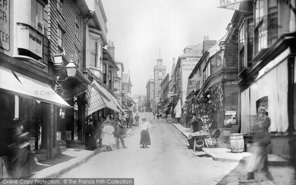 Photo of Redruth, Fore Street 1892