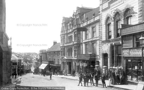 Photo of Redruth, Fore Street 1898