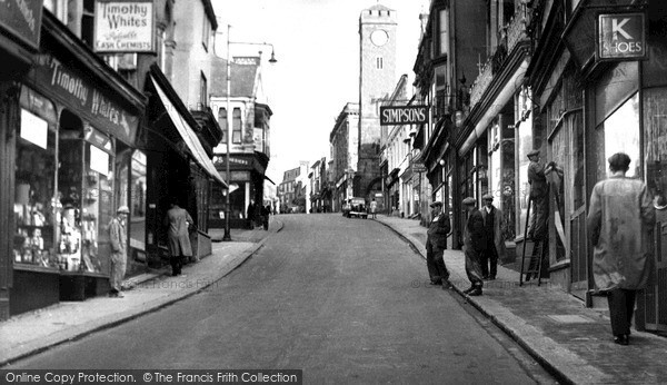 Photo of Redruth, Fore Street c.1955
