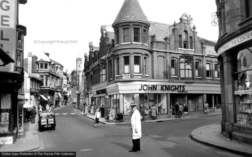 Redruth, Fore Street c1955