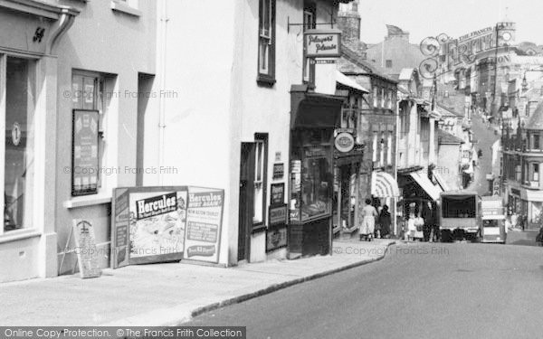 Photo of Redruth, Shops In Fore Street c.1955
