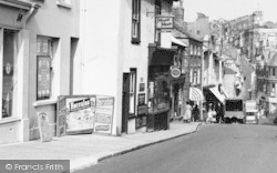 Shops In Fore Street c.1955, Redruth