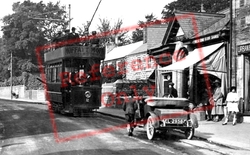 Tram And Car 1922, Redruth