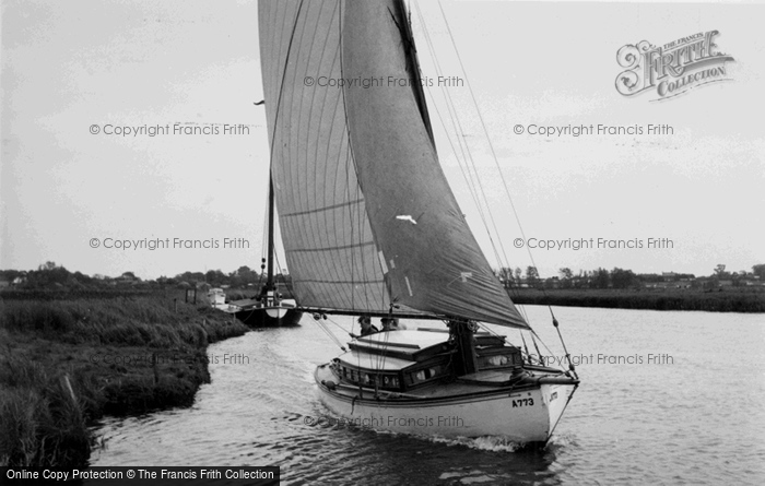 Photo of Reedham, Sailing On The River Yare c.1955