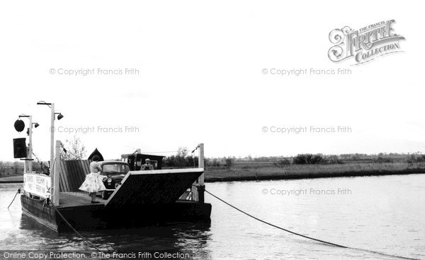 Photo of Reedham, The Ferry In Action c.1955