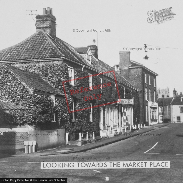 Photo of Reepham, Looking Towards The Market Place c.1965