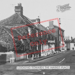 Looking Towards The Market Place c.1965, Reepham