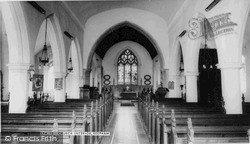 St Mary's Church Interior c.1965, Reepham