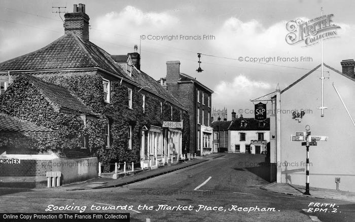 Photo of Reepham, View Towards Market Place c.1965