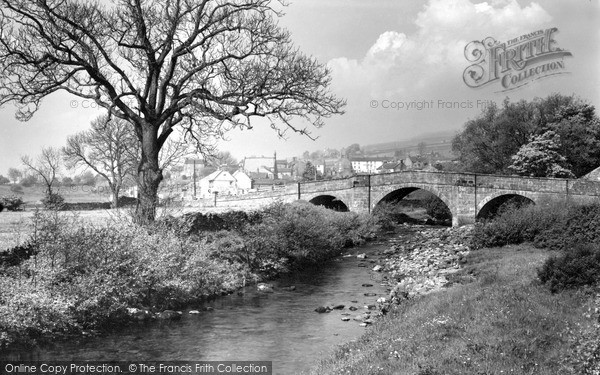 Photo of Reeth, Bridge And Town c.1955