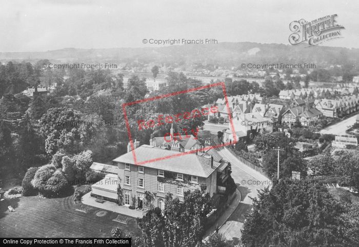 Photo of Reigate, And Cherchefelle From Parish Church Tower 1924