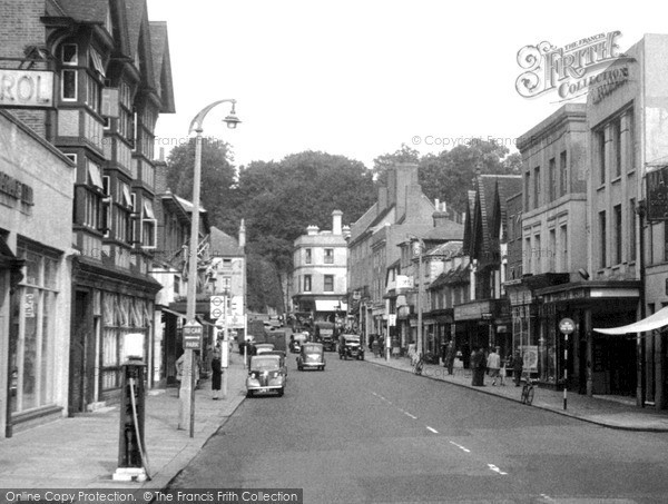 Photo of Reigate, Bell Street c1955