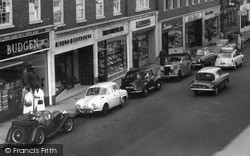 Cars In Church Street c.1960, Reigate