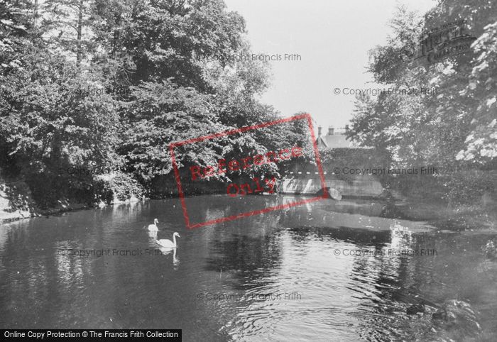 Photo of Reigate, Castle Grounds, The Moat 1936