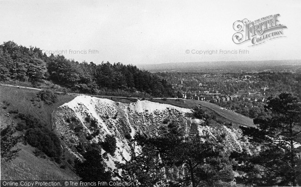 Photo of Reigate, Colley Hill c.1955