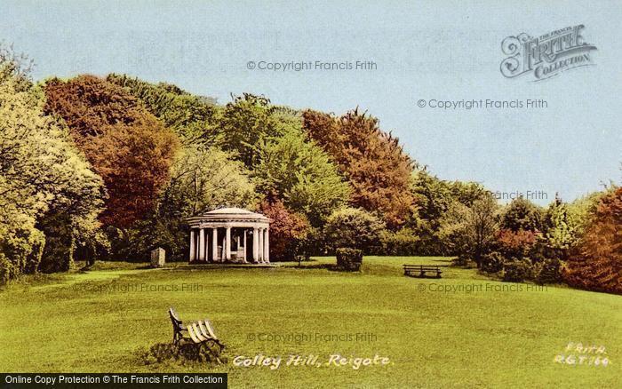 Photo of Reigate, Colley Hill c.1965