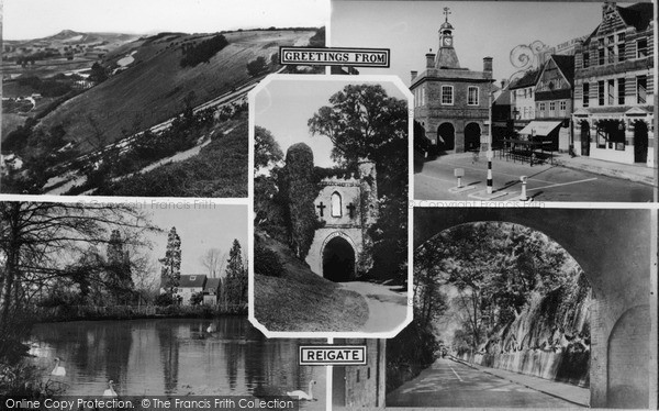 Photo of Reigate, Composite c.1965
