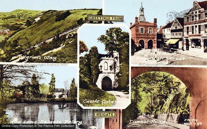 Photo of Reigate, Composite c.1965