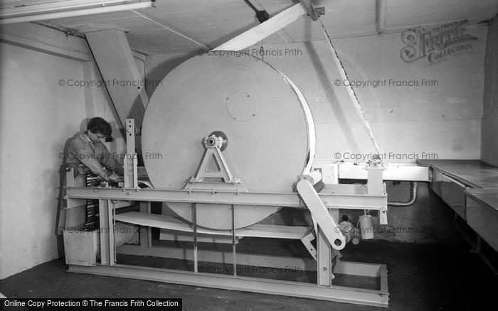 Photo of Reigate, F.Frith & Co Printing Works, The Drum Glazing Machine c.1965