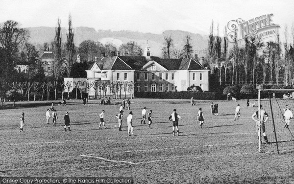 Photo of Reigate, Football In Priory Park c.1955