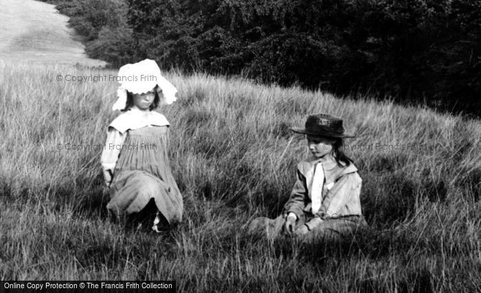 Photo of Reigate, Girls In The Park 1894