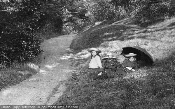 Photo of Reigate, Girls In The Park 1907