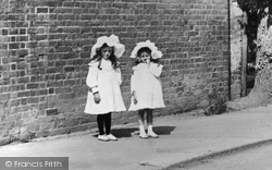 Girls Wearing Their Sunday Best 1906, Reigate