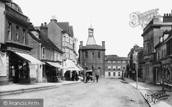 High Street And Town Hall 1890, Reigate