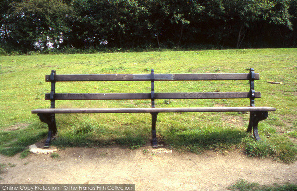 Photo of Reigate, Hill, Memorial Bench 2004