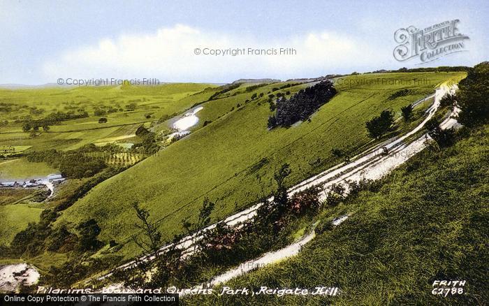 Photo of Reigate, Hill, Pilgrim's Way And Queens Park 1910