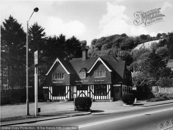 Photo of Reigate, Hill, The Yew Tree c.1965