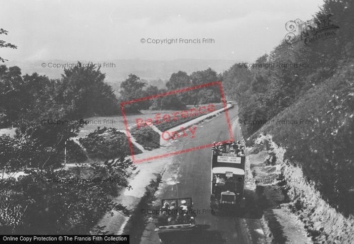 Photo of Reigate, Hill, View From Bridge 1924