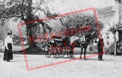 Horse And Carriage At Brightlands, The Frith Family Home c.1885, Reigate