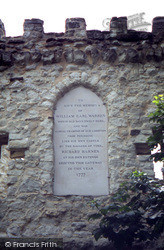 Inscription, Castle Gateway 2004, Reigate