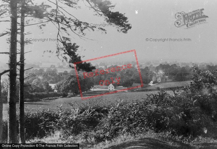 Photo of Reigate, Leith Hill From Near South Park Entrance 1886