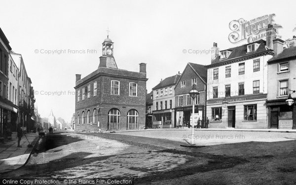 Photo of Reigate, Market Place 1886