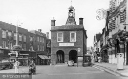 Old Town Hall And High Street c.1965, Reigate