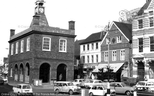 Photo of Reigate, Old Town Hall and High Street c1965