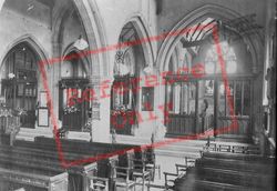 Parish Church Interior 1931, Reigate