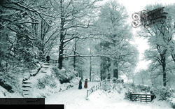 Park Lane In The Snow c.1900, Reigate