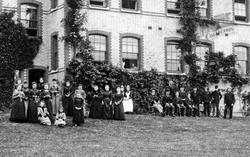 Patients And Staff, South Park Convalescent Home 1891, Reigate