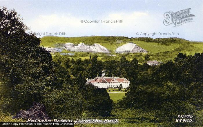 Photo of Reigate, Priory From The Park 1896